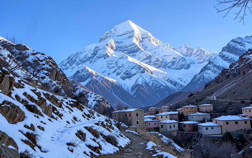 Vysoký Atlas v zimě: Toubkal s mačkami za pár korun — Vysoký Atlas